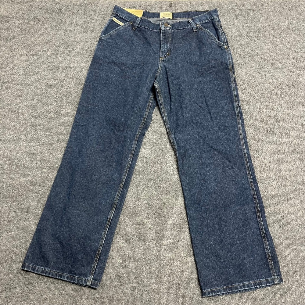 C.E. Schmidt Carpenter Jeans Womens Size 12x30 Blue Relaxed Fit Workwear New